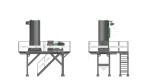 Vertical 1000kg/H Q235B Hammer Mill Unit