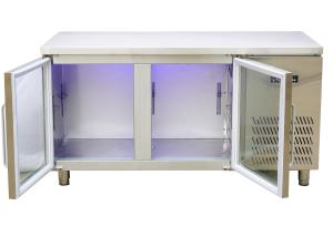 Quality ISO9001 800mm Restaurant Two Door Undercounter Refrigerator wholesale
