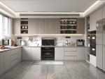 Furniture Supplier Model Lacquer Cabinet Kitchen With Led Light
