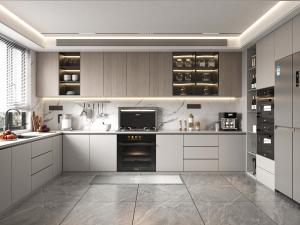 Quality Industrial Kitchen Furniture Modern Lacquer Ready Made Kitchen Cabinets wholesale