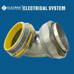 Zinc 90 Degree Liquid Tight Connector 4 Inch