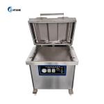Food Meat Vegetable Sausage Rice Dual Chamber Vacuum Sealer Commercial