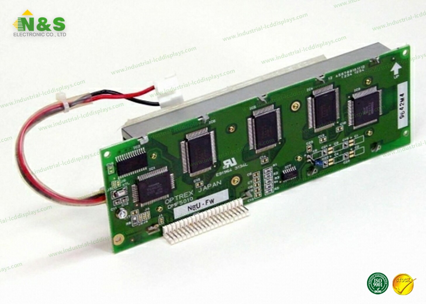 Low Power Consumption 5.2 Optrex LCD Display Blue Mode 200×66 Mm DMF5010NBU-FW-BD