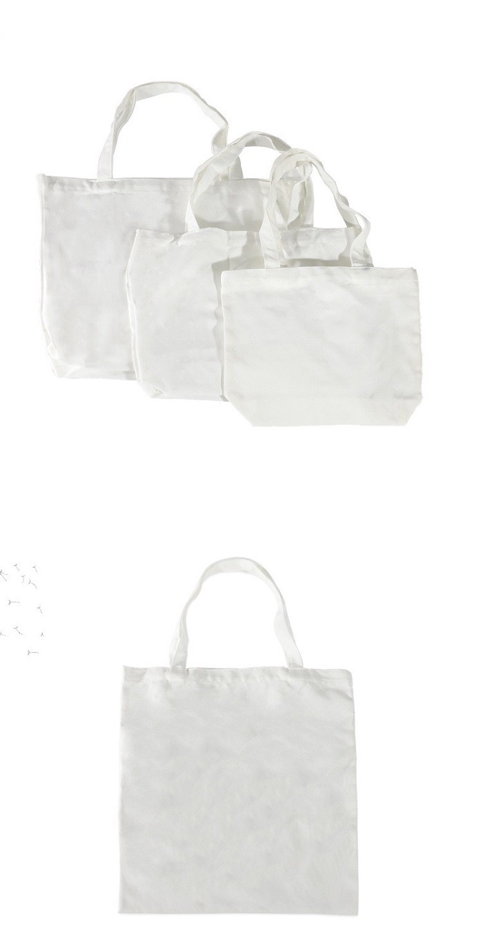 Sublimation Canvas Tote Bags Promotional Gift Bags 30*40cm 35*45cm 25*34cm