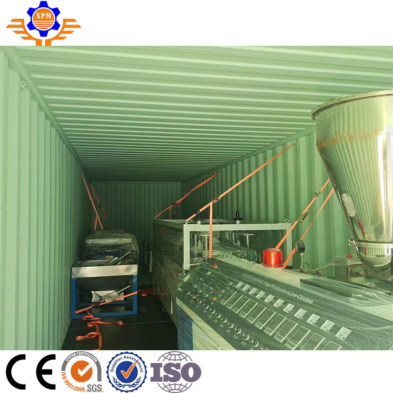 Pressure PVC Pipe Extrusion Line Adjustable Cutting Speed Max 63mm Cutting Pipe