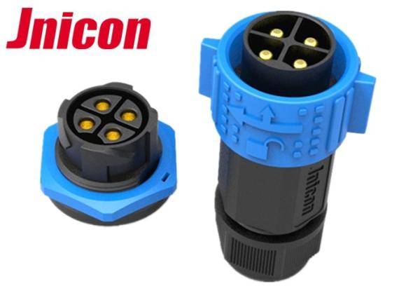 High Current Waterproof Plug Socket , Aviation 50A Circular Industrial Plug