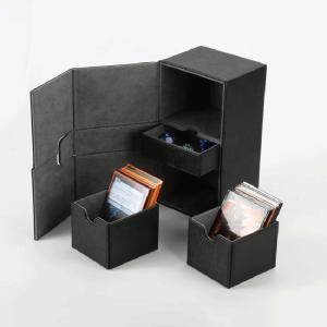 Quality Secure Storage For Your Cards - PU Leather Deck Card Box In Many Colors - Accept OEM wholesale