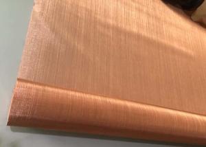 China Faraday Cage Shielding 200 Mesh Woven Copper Mesh Screen on sale
