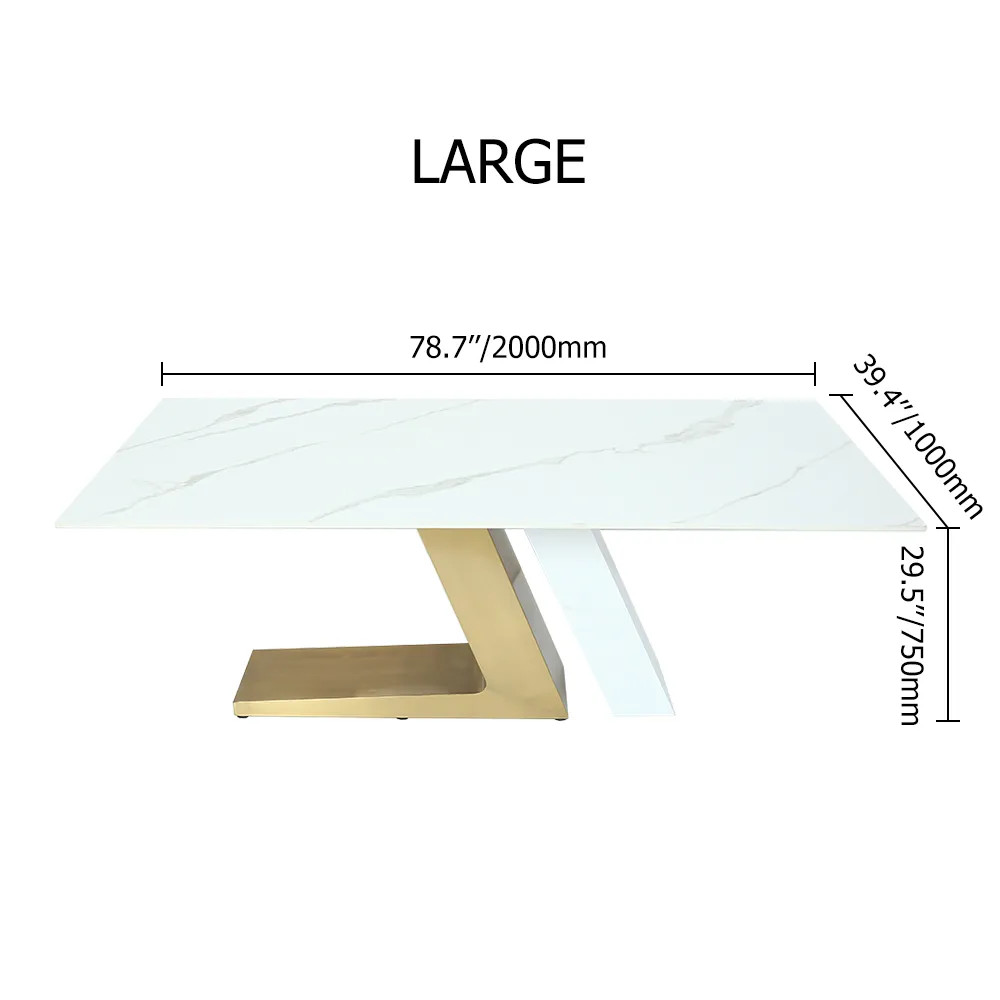 Modern Light Luxury Sintered Stone Multifunctional Dining Table Chair Simple Rectangular Small Family