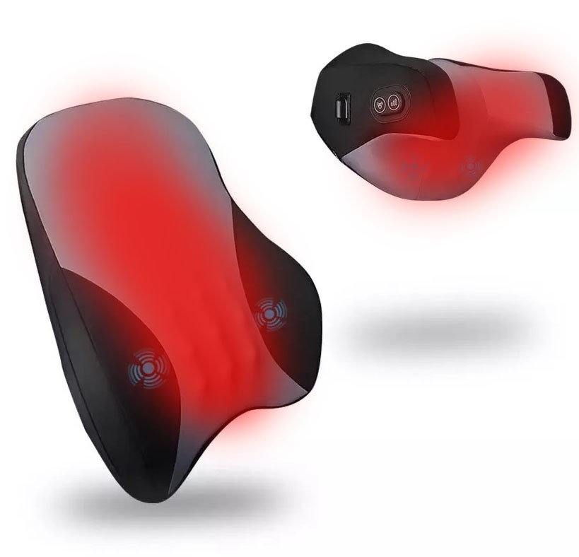 65Degrees Electric Heating Pillow USB Charging For Car Lumbar Support OEM