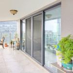 H9 Retractable Fly Screen Door Double French Screen Doors 240*350cm