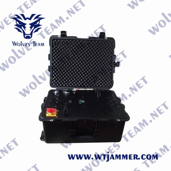 Cheap DDS Full Bands Walky-Talky TETRA 800w Vehicle Gps Jammer 1000m for sale