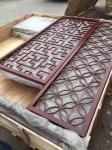 201 304 Stainless Steel Room Divider Antique Bronze Mirror Finish