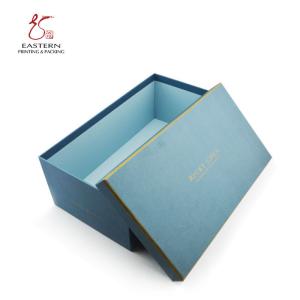 Quality Blue Skincare Personalized Cardboard Boxes Shoes Gift Packing With Logo wholesale