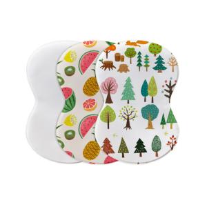 Quality Blank White Polyester Sublimation Baby Burp Cloth wholesale
