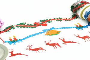Quality DEC Festival Adhesive CMYK Holiday Washi Tape wholesale
