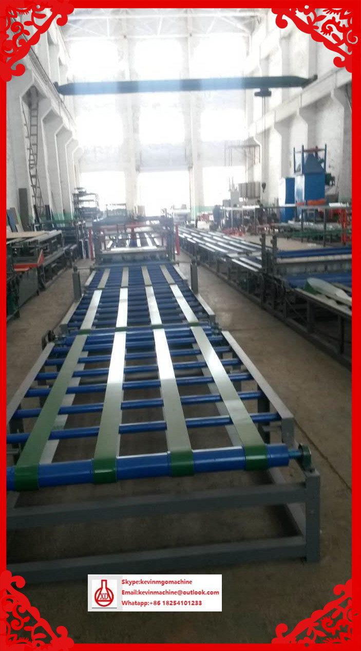 Magnesium Oxide Board Production Line for Mgo / Mgcl / Fiber Glass Mesh Raw Material