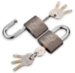 Indoor Brass Imitation Copper Padlock 50mm Long Shackle