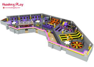 Quality New Bounce Trampoline Park Equipment , Durable Toddler Trampoline 1900 ㎡ wholesale