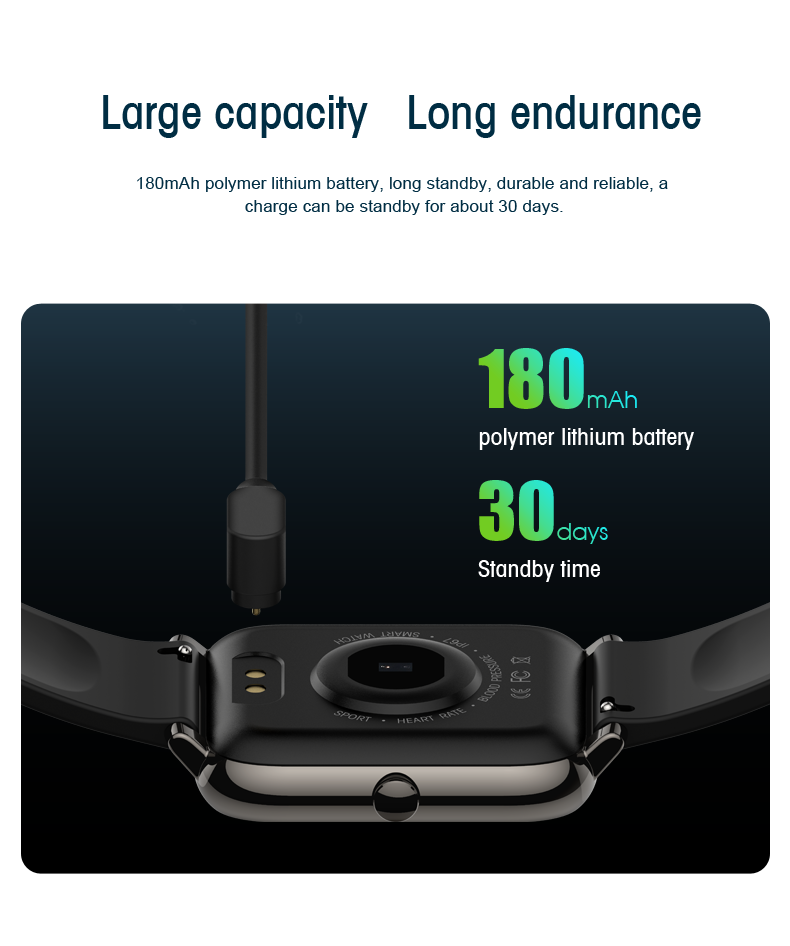 Newest design smart watch men and women 8 languages Touch Screen Sports Fitness heart rate blood oxygen sleep IP67 Water
