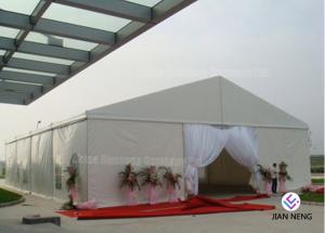 Quality Outdoor Luxury Wedding Event Tents 20 x 20m / Romantic Transprant Wedding Tent wholesale