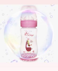 Quality 9oz 260ml Wide Neck Polypropylene Baby Bottle wholesale