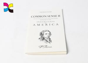 Quality FSC Offset Paper Poetry Paperback Binding Service / Custom Book Printing wholesale