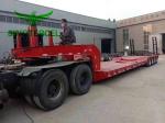 Hydraulic Modular Semi Trailer Transport 3 Axles Carbon Steel