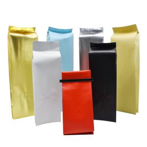 Quality Aluminum Bean Valve 1 Pound Coffee Packaging Pouch wholesale