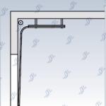 High Lift Industrial Sectional Door OEM Finger Protection Automatic Insulated