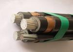 Aerial Electrical Wire Overdead Triplex Service Drop Cable / Xlpe Aluminium