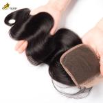 Body Wave Remy Human Hair Lace Closure 10A 4x4 Silk Base