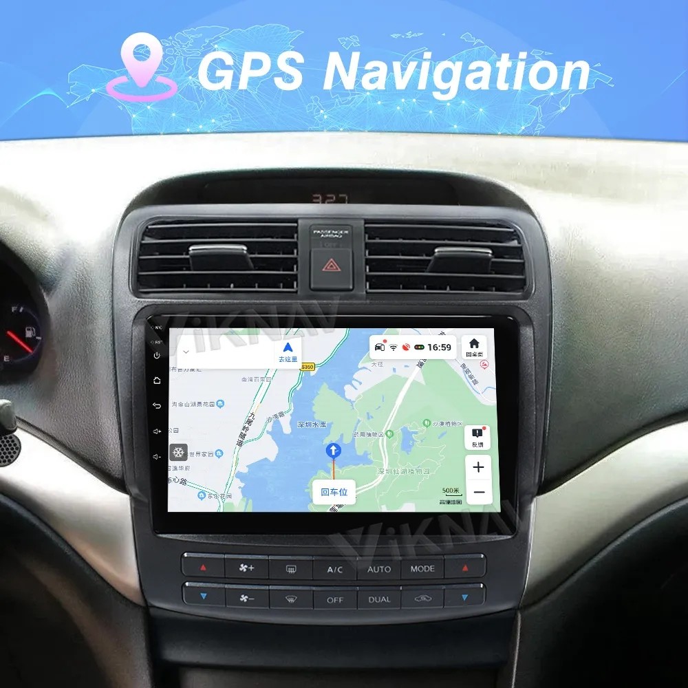 10 Inch Android Stereo For 2003-2012 Honda Acura TSX 128G Navigation GPS Multimedia Player Wireless Carplay 4G