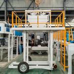 500kg 1000kg Rice Pellet Packaging Machine Impeller Rotation Pellet Bagging