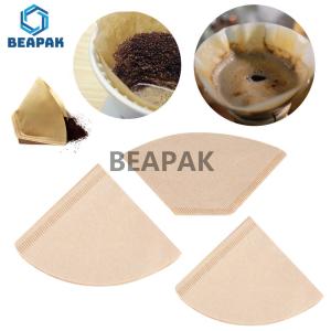 Quality Disposable Cone Shape Drip Coffee Paper Filters Food Grade wholesale