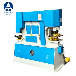 Quality Manufactory Carbon Steel Multifuction Ironworker Punching And Shearing Cutting Machine Q35Y-100T wholesale