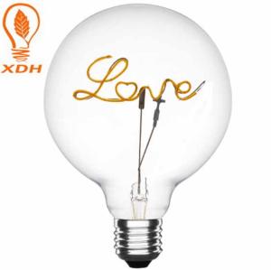 Quality 4W G125 Flexible LED Bulb , 230VE27 Love Filament Light Bulb wholesale