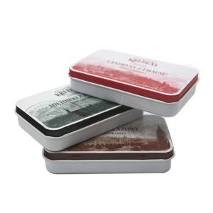 Quality Double Sided Printed Cigar Tin Box Eco - Friendly Metal Case wholesale