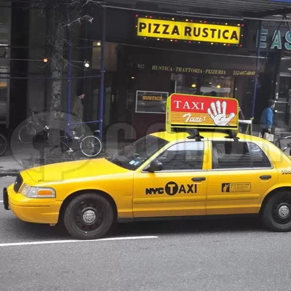 P5High Brightness 2-3 Years Warranty Outdoor full color Advertising Taxi Top LED Screen