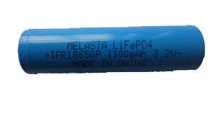 Quality 3.2V 18650 LiFePO4 Battery Cells , Power Tool Battery 1400mAh wholesale