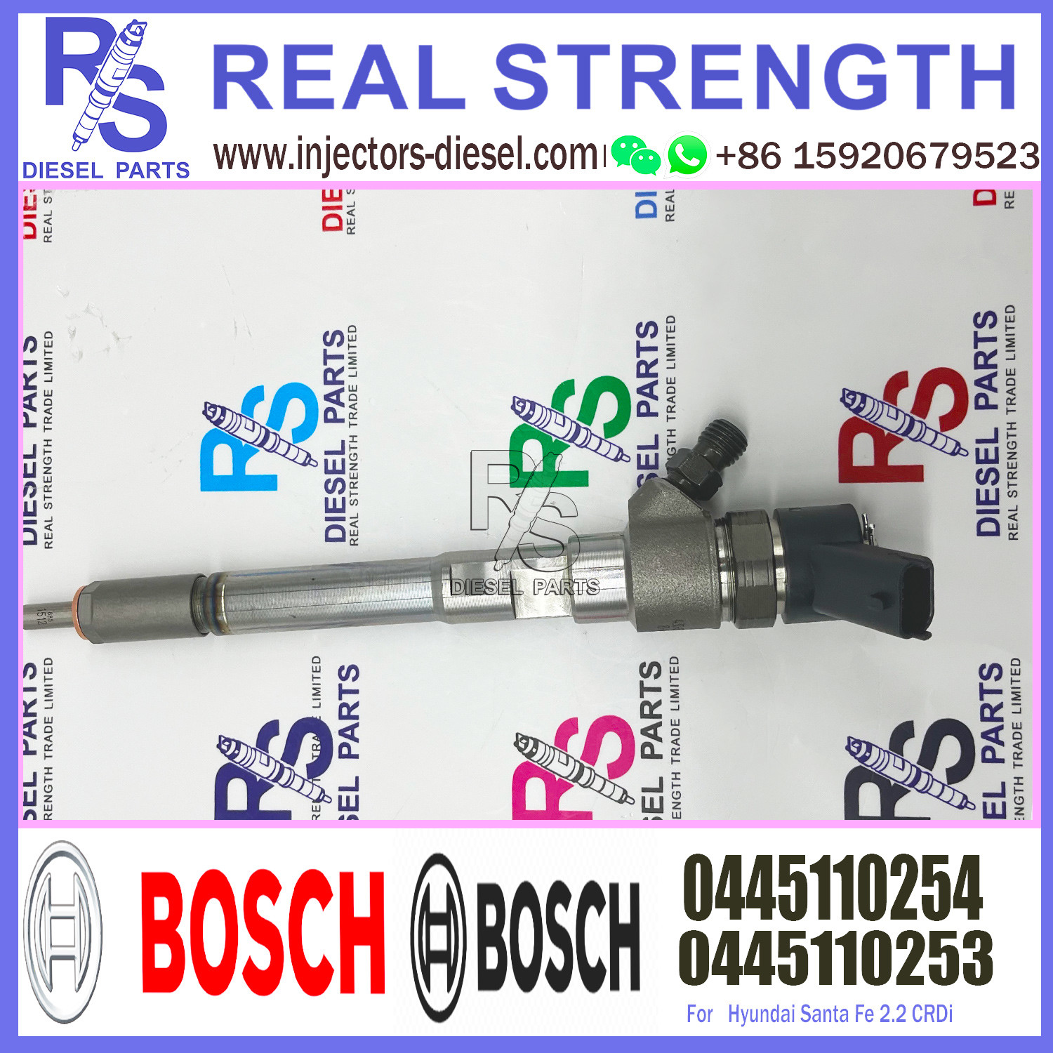 Diesel Injector 0445110254 0445110253 for B0SCH