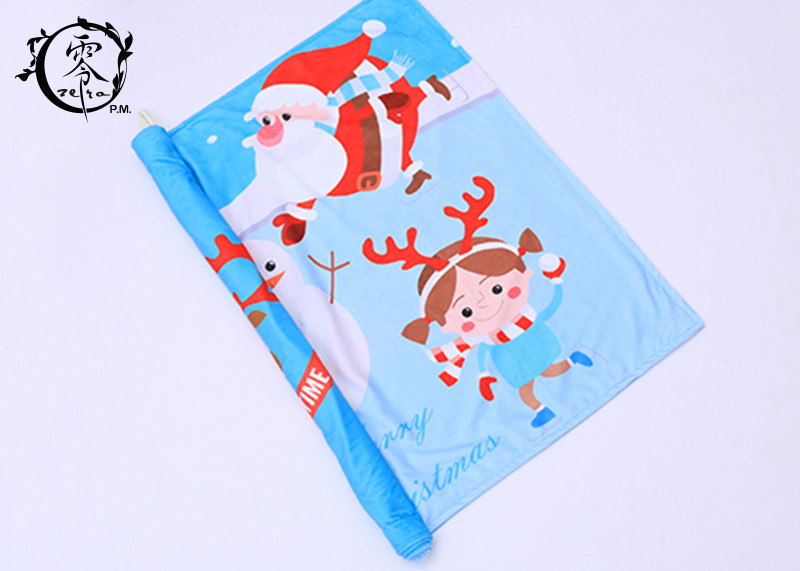 Soft Warm Christmas Santa Claus Blanket Fuzzy Velvet Lightweight Oversized