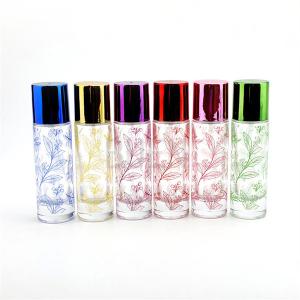 Quality Refillable Glass Perfume Bottle Pump Sprayer , Cylinder 1oz Perfume Bottle wholesale