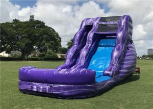 Quality Funny Outdoor Inflatable Water Slide Custom Logo Strong Stucture CE Certification wholesale