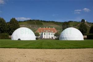 Quality Construction Of Big Geodesic Dome Tent , Steel Structure Outdoor Dome Tent wholesale