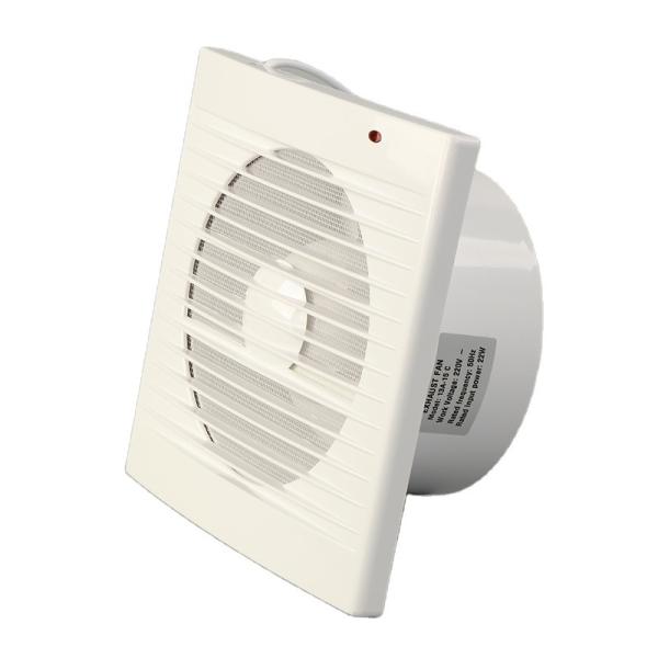 Wall Mounting 6 Inch Plastic Square Ventilation Extractor Fan for Bathroom