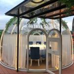 Four Season PC Modular House Outdoor Heavy Duty Camping Transparent Dome Tent