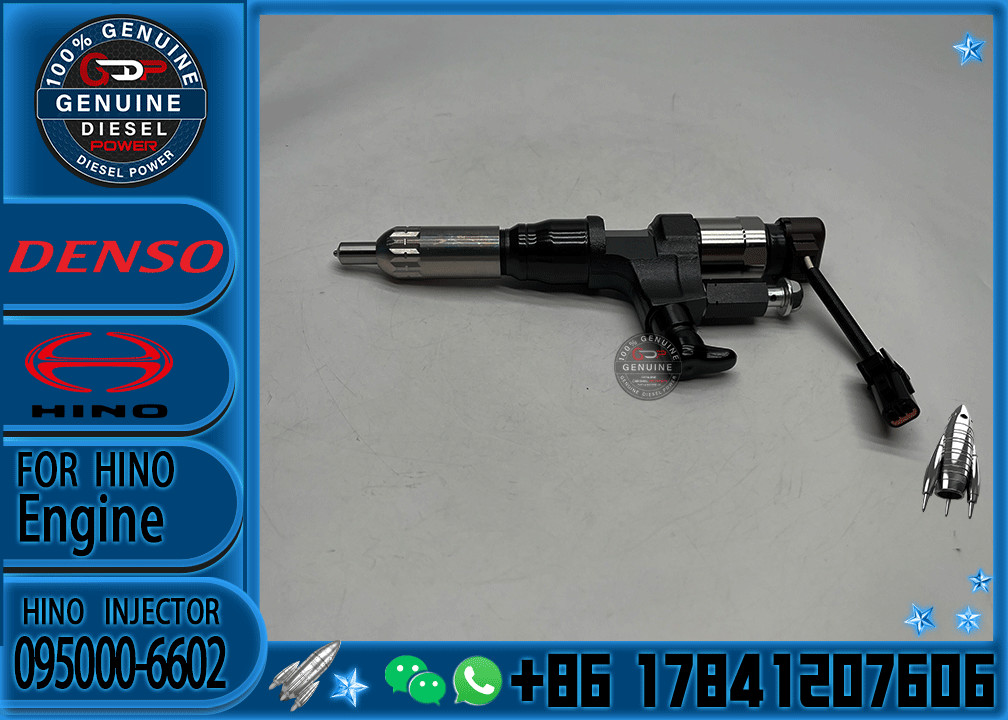 Diesel Common Rail Injector 095000-6602 095000-6753 095000-6811 For H-INO J08C J08E 500 Series 23670-E0040 23670-E0030