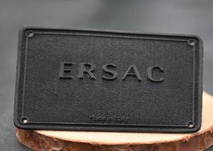 Quality Twill Woven Fabric Heat Transfer Labels Customised With Printed Silicone Logos wholesale
