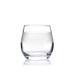 Quality Customized LOGO New fashion Wine glass gift with gold and silver printing wholesale